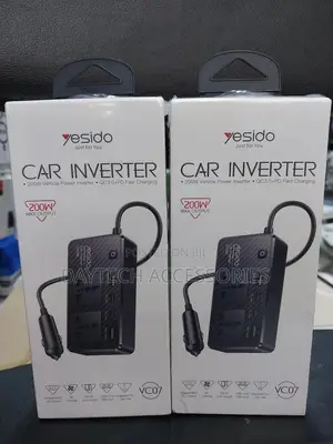 Yesido 200w High Power Car Inverter Fast Charging Adapter