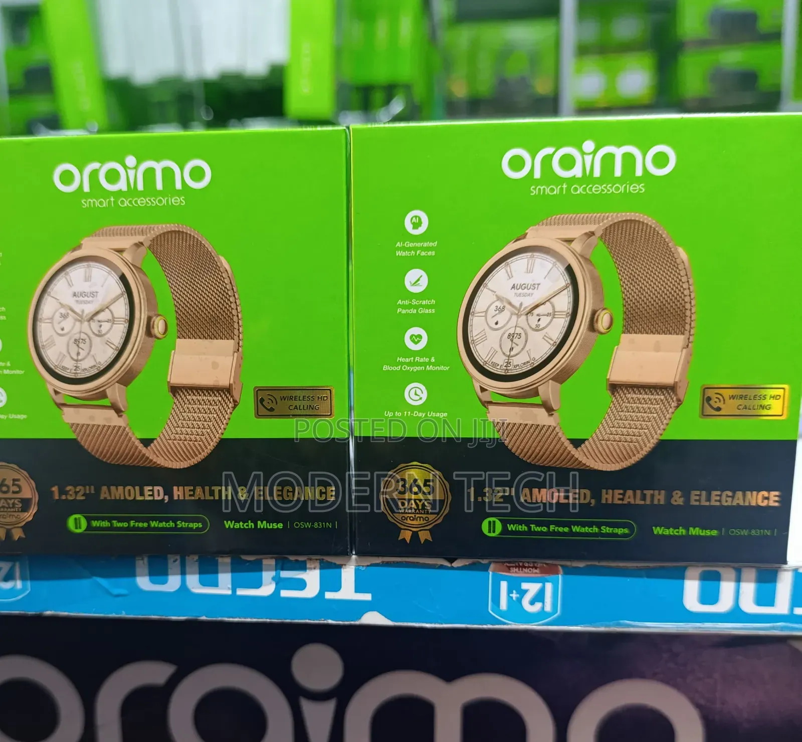 Oraimo Watch Muse Amoled Ip68 Smart Watch