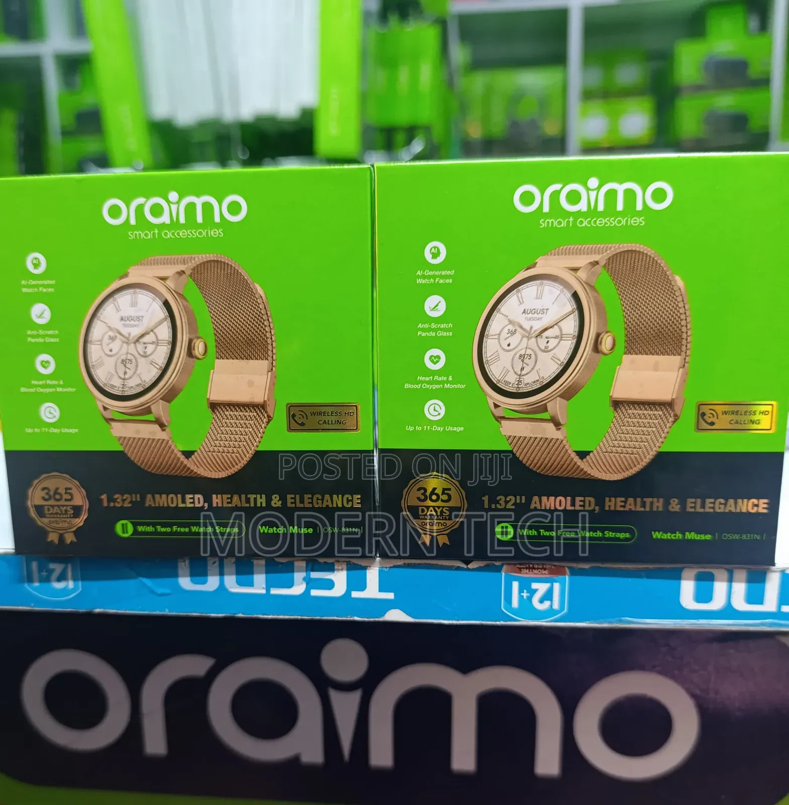 Oraimo Watch Muse Amoled Ip68 Smart Watch