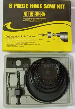 8-Piece Hole Saw Kit,
