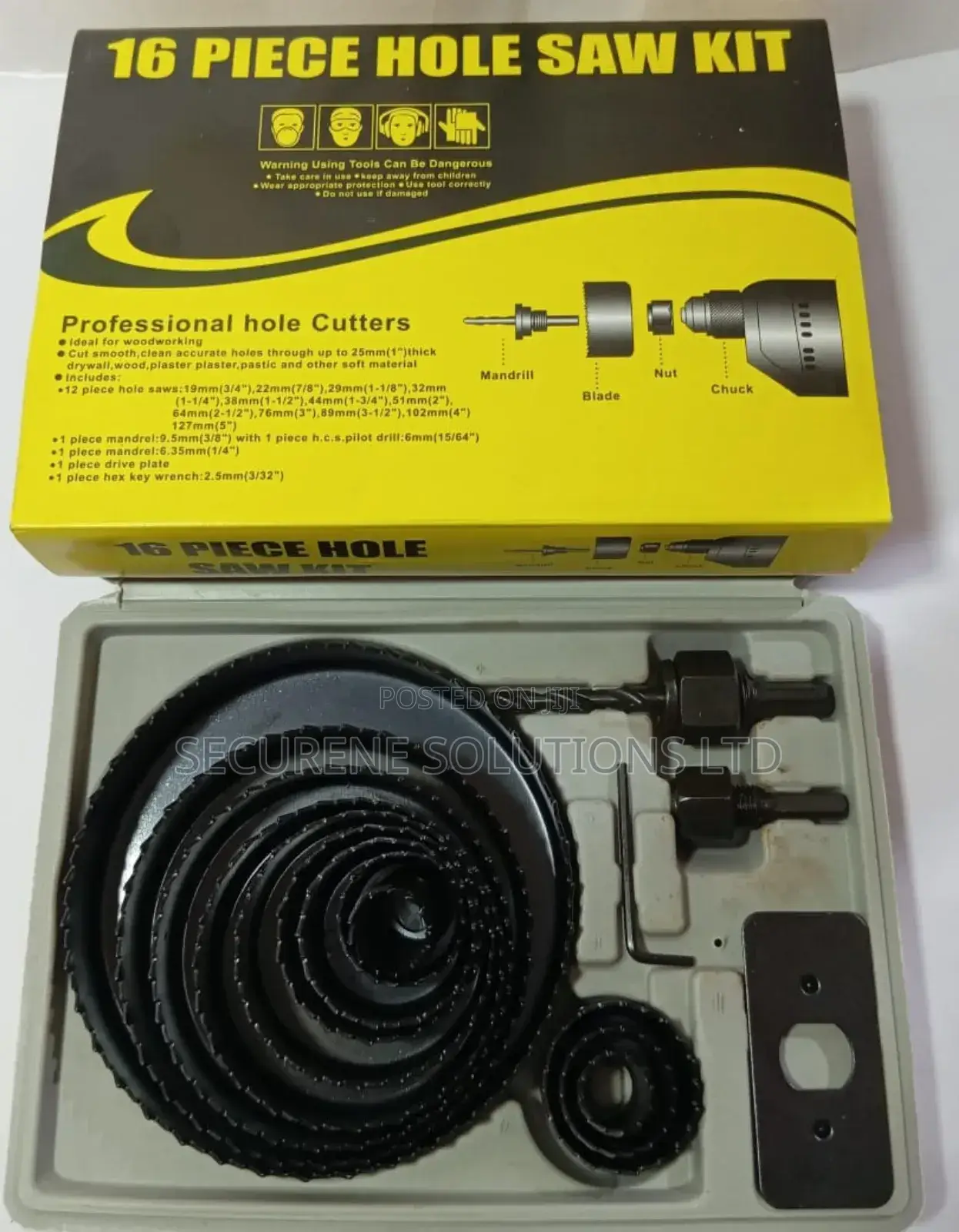 16-Piece Hole Saw Kit