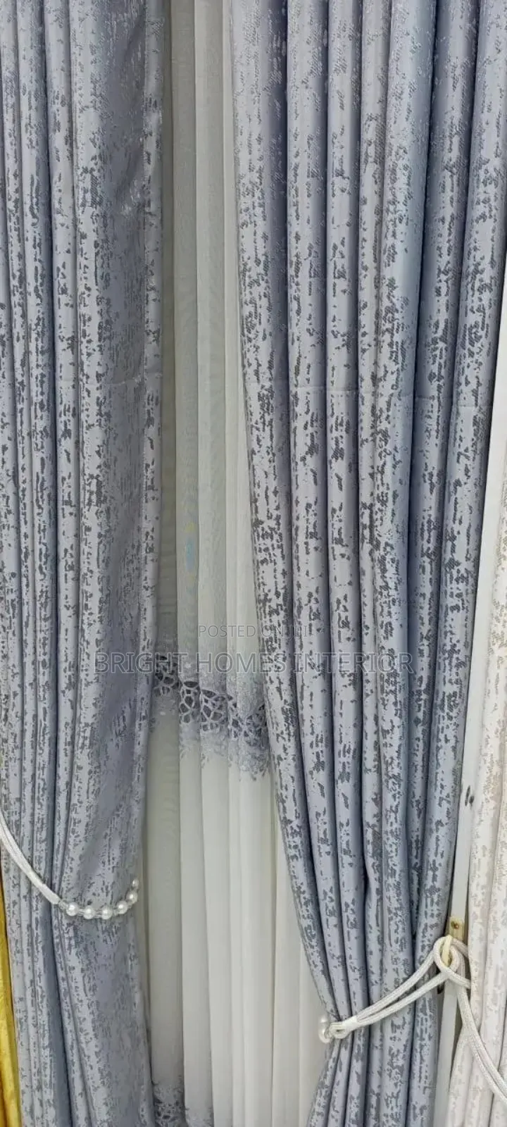 Light Grey Heavy and Opaque Curtain Best Quality