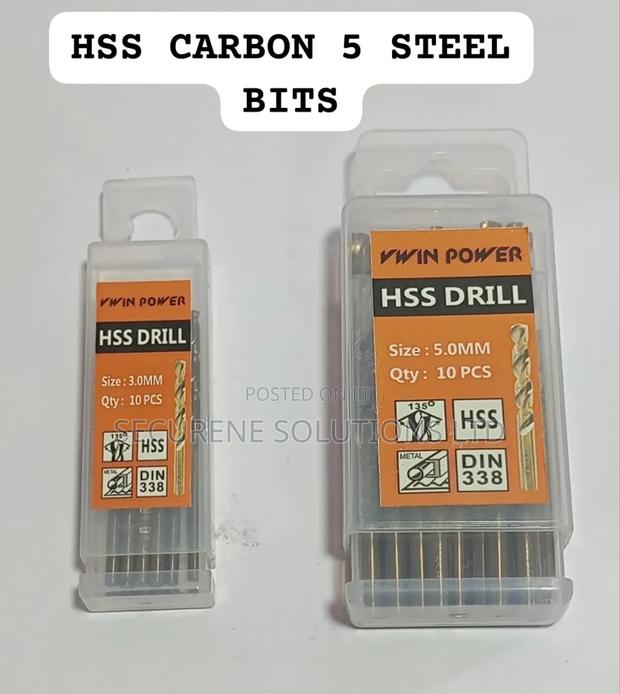 Vwin Power 3.0mm 5mm HSS Drill Bits - main view