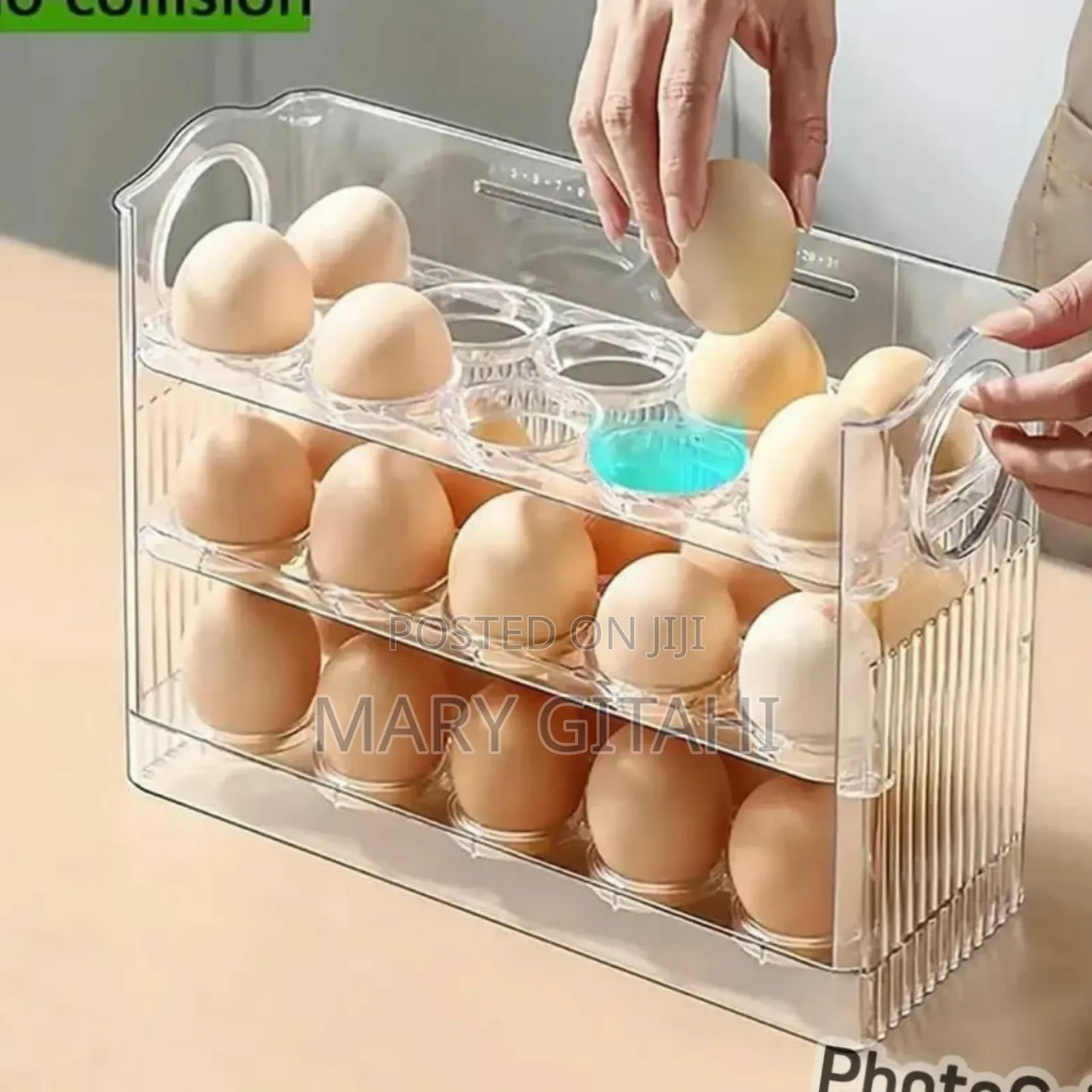 Strong Transparent  Flip Egg Box