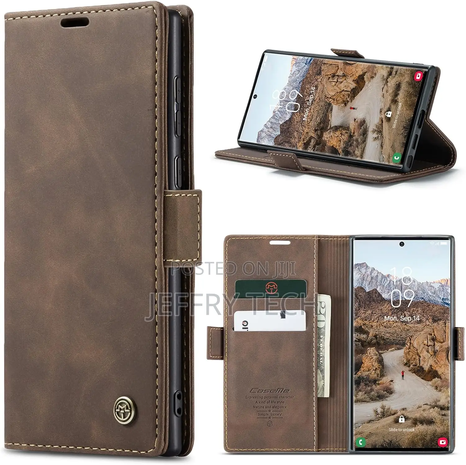Yzbyfon Galaxy S24 Ultra Wallet Leather Flip Case