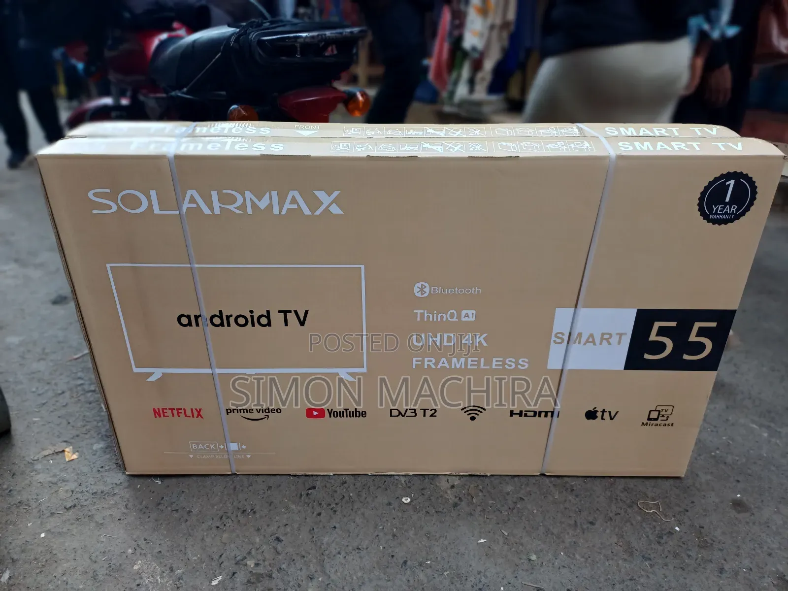 Solarmax 55 Inch Android Tv
 Smart Tv