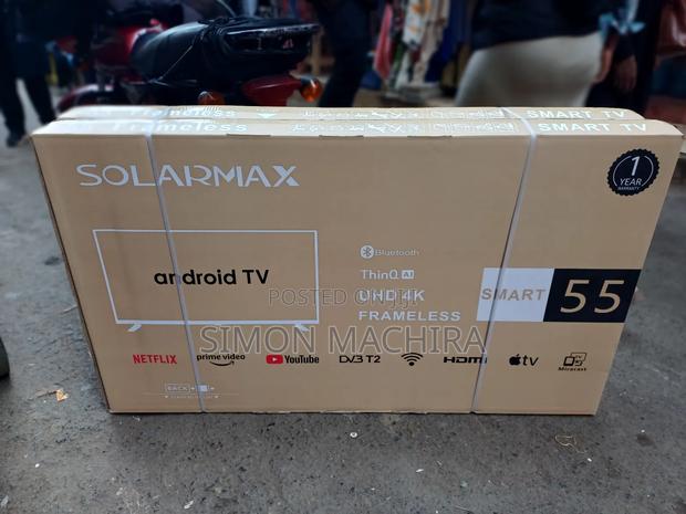 Solarmax 55 Inch Android Tv
 Smart Tv - thumbnail 2