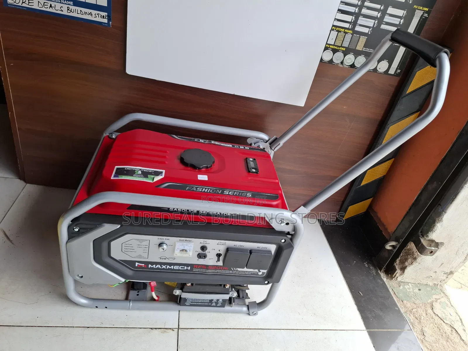 Maxmech RFS-5200e 3.8kw Gasoline Generator With Keystart