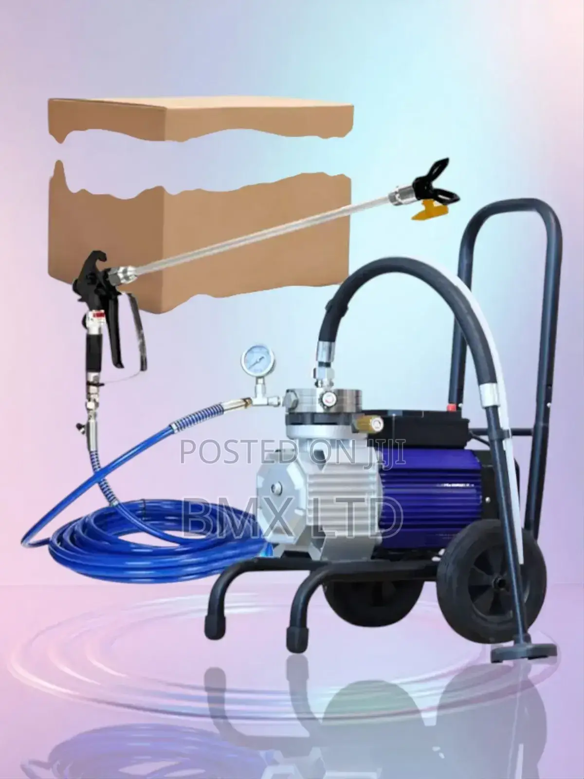 Paint Sprayer With Airless Gun and High Pressure Hose