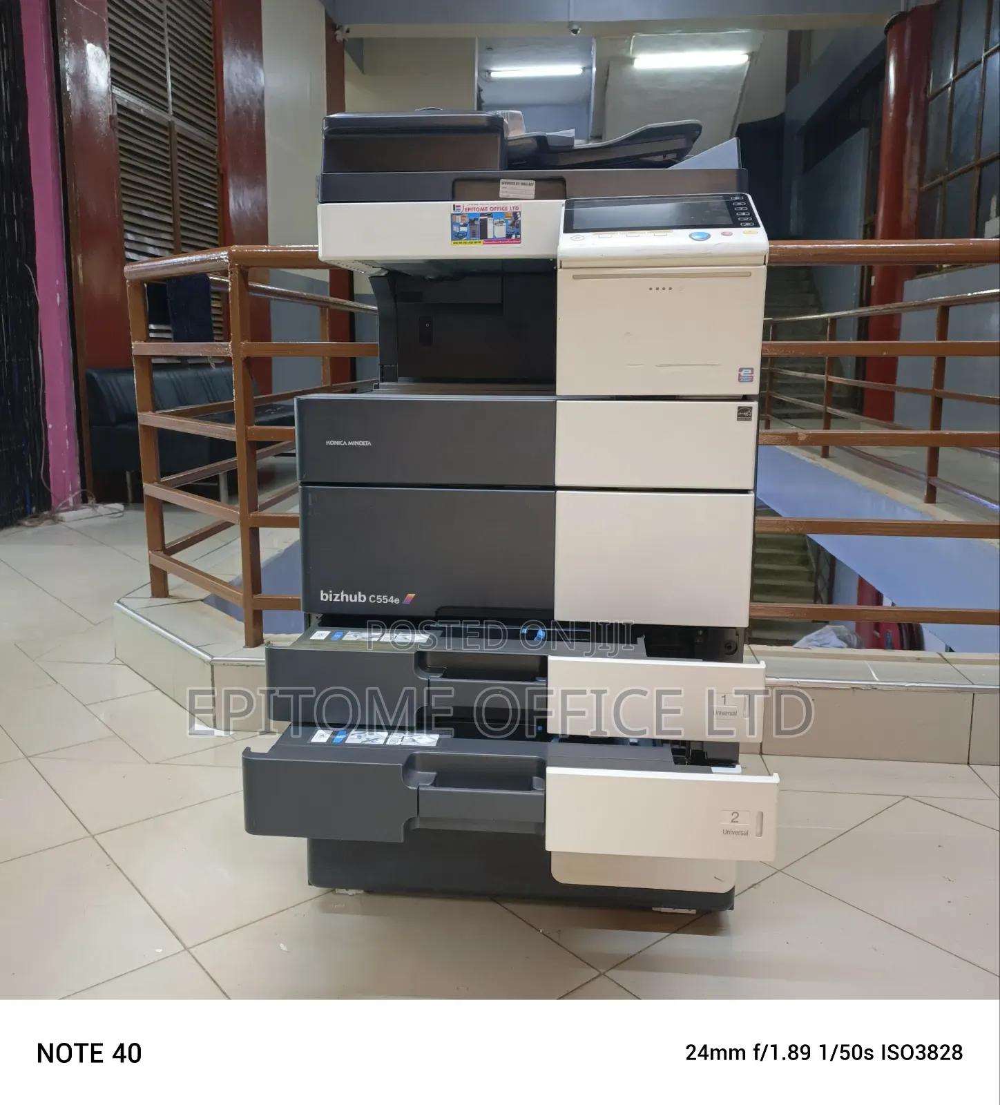 Beast Konica Minolta Bizhub C554e Photocopier.