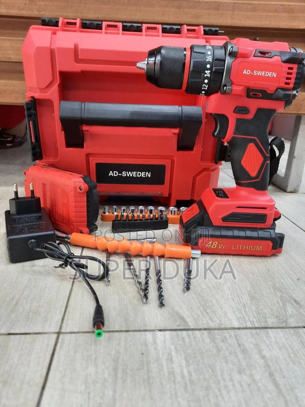48v Powerful Ad Sweden Brushless Cordless Drill