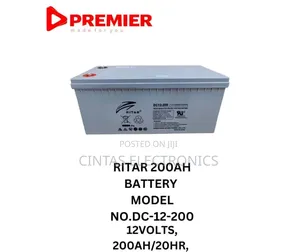 200ah 12volts Ritar Battery