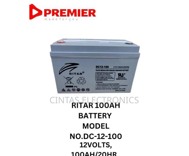 100ah 12volts Ritar Battery - main view