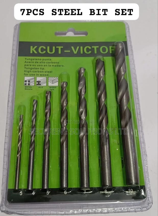 7-piece Steel Drill Bit - main view