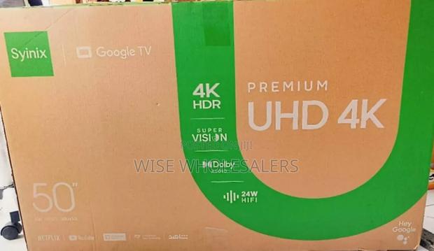 Syinix 50inch Google TvPremium Uhd4k(Hdr)
