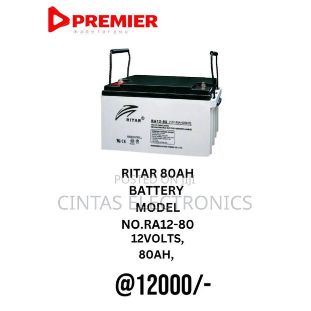 80ah 12volts Ritar Battery - main view