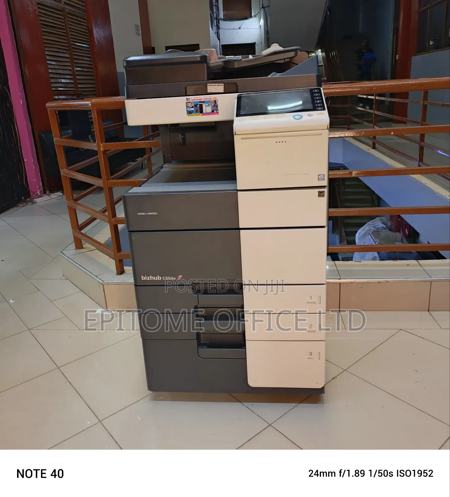 Top Notch Bizhub C554e Photocopier Machine.
