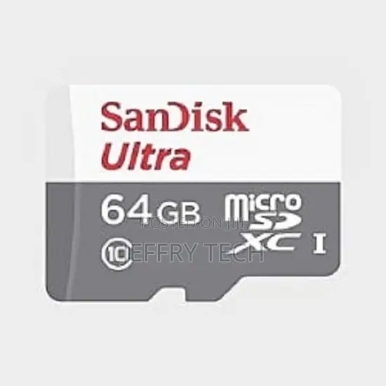 Sandisk Ultra 64gb Microsd 80mb/S Speed Memory Card