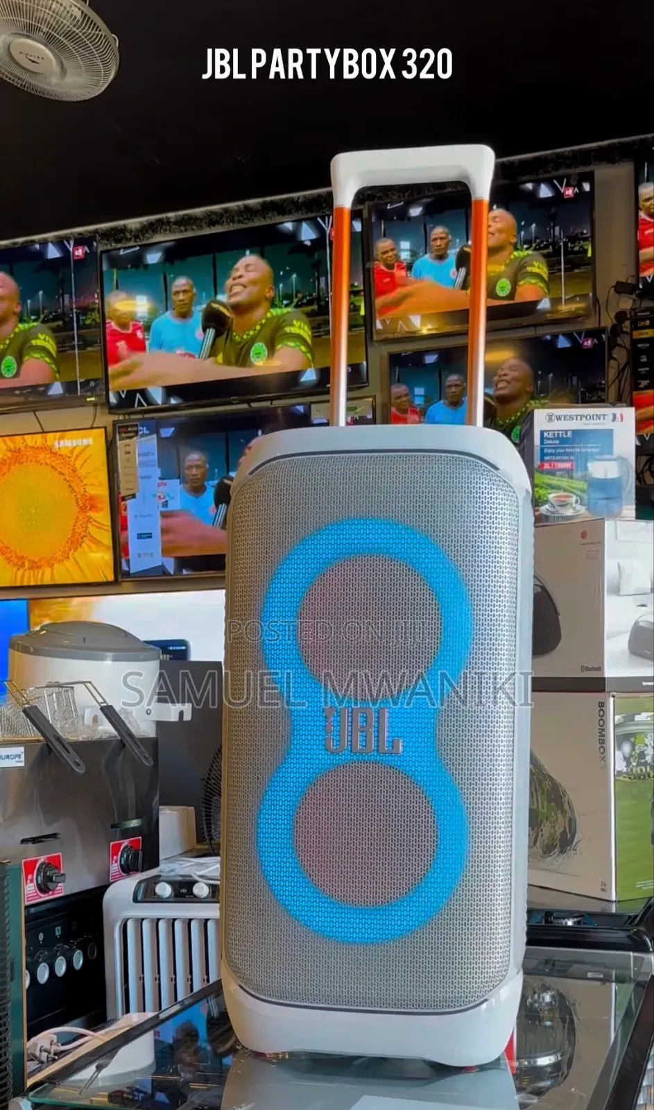 JBL Partybox Stage 320 Powerful Portable Wireless Speaker