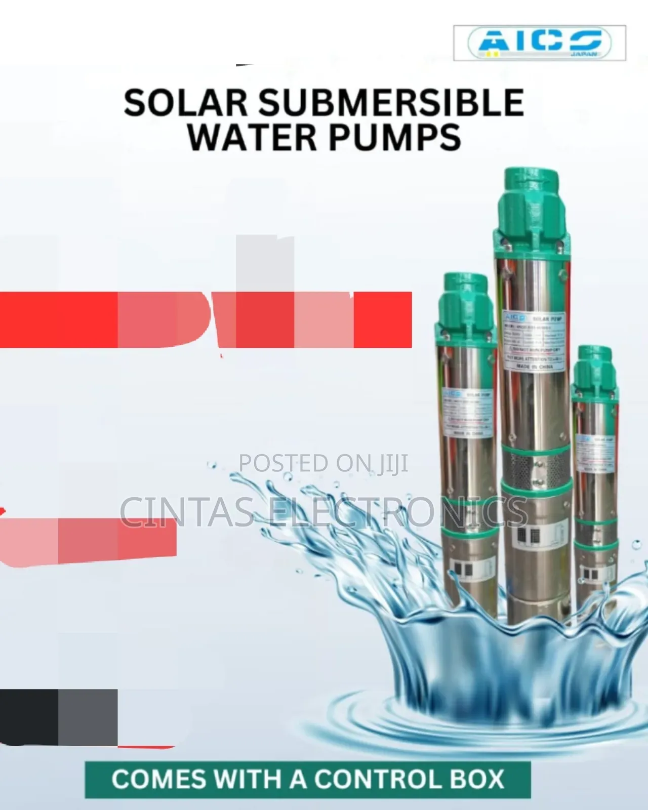 Solar Submersible Water Pump 48volts 500watts 70m Head