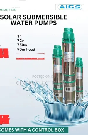 Solar Submersible Water Pump 72volts 750watts 90m Head