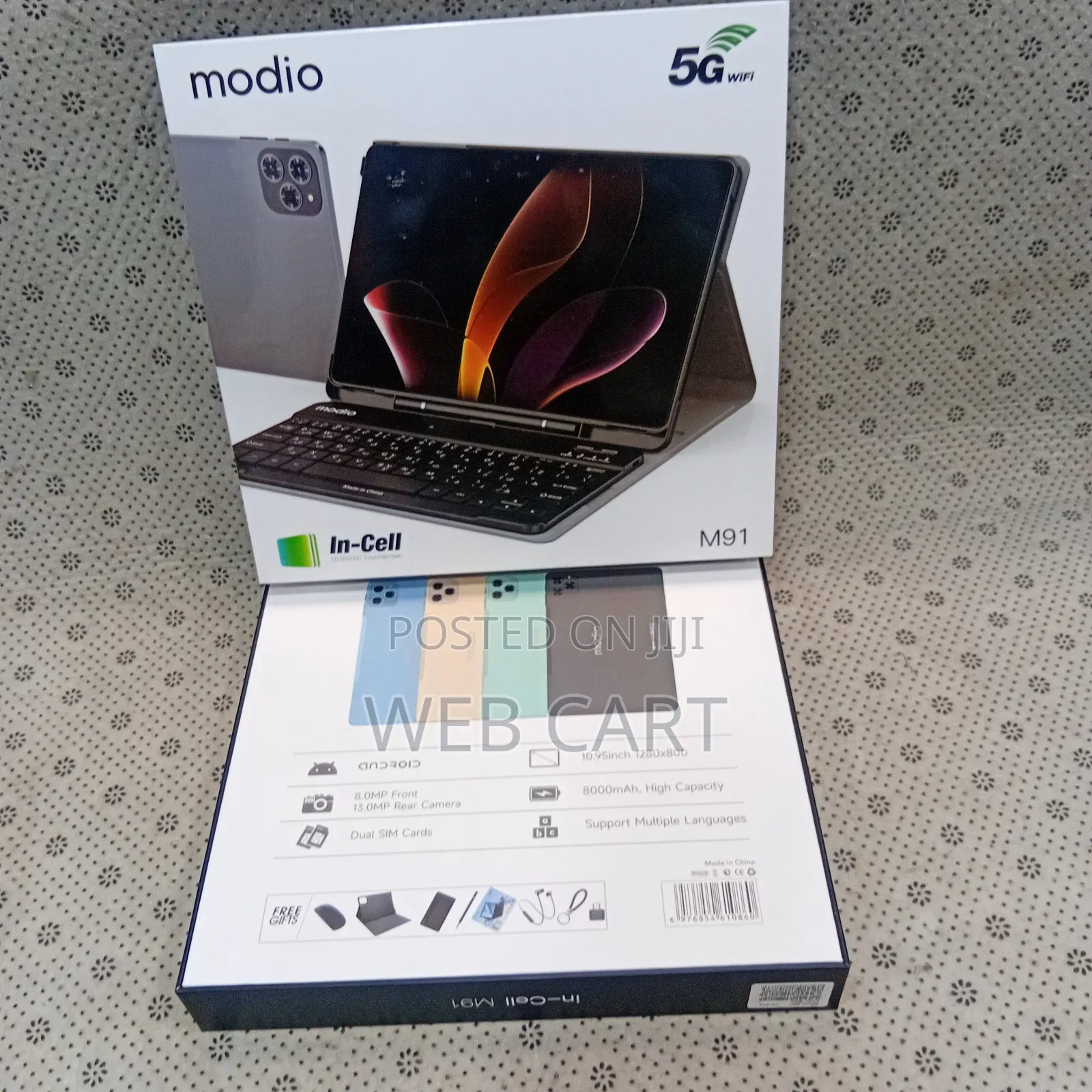 Modio M91 Tablet – 12gb +512, 10.95” Display, Android
