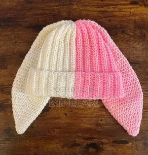 Bunny Ear Crotchet Beanies