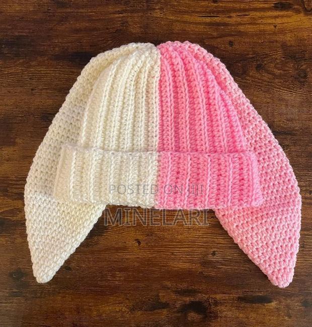 Bunny Ear Crotchet Beanies