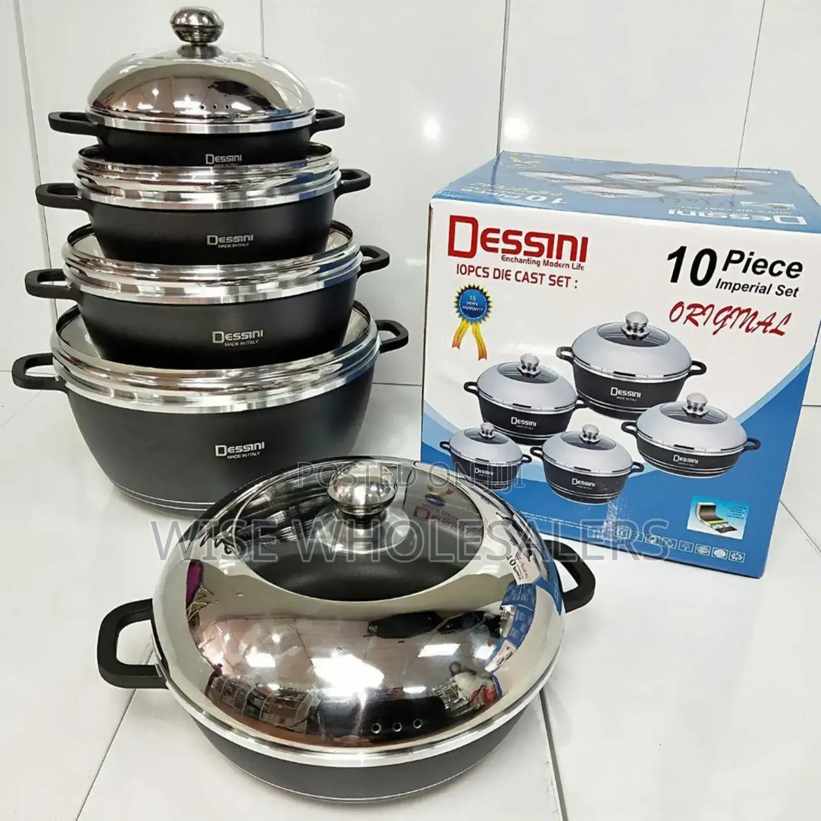 10 Pc Dessini Original Black