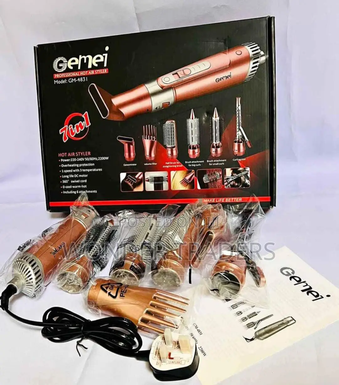 *7 In 1 Hot Air Hair Styler At