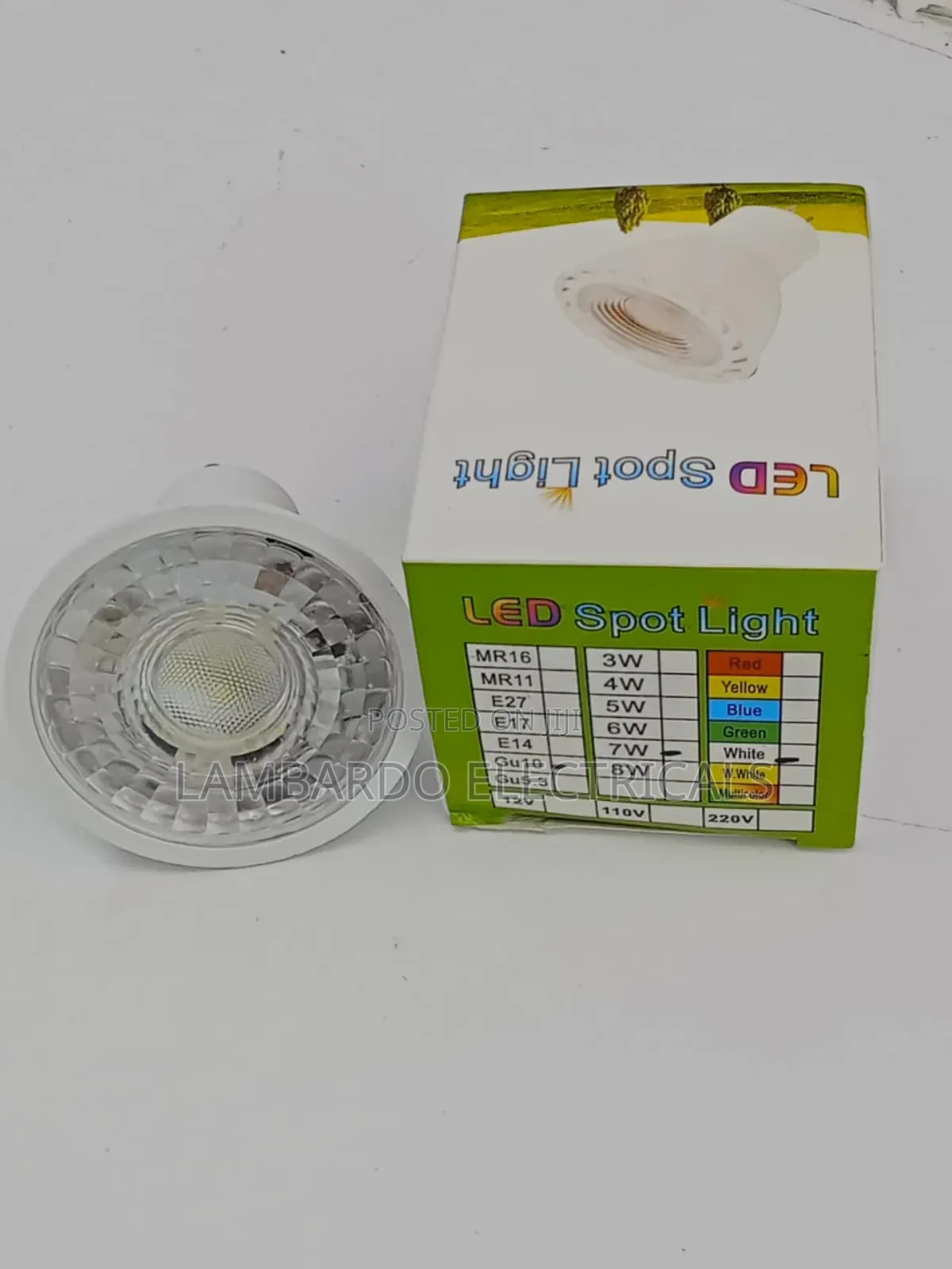 7w Gu10 Bulb