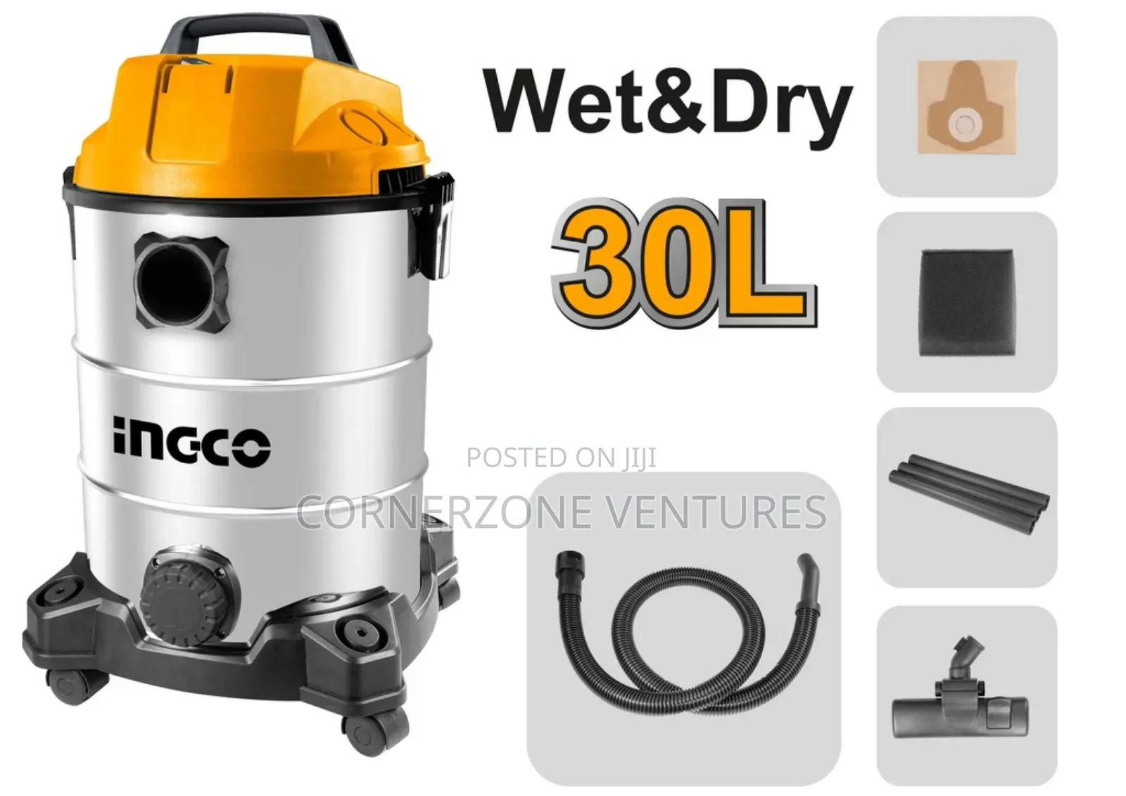 Ingco 30l Vacuum Cleaner/ Vacuum Cleaner