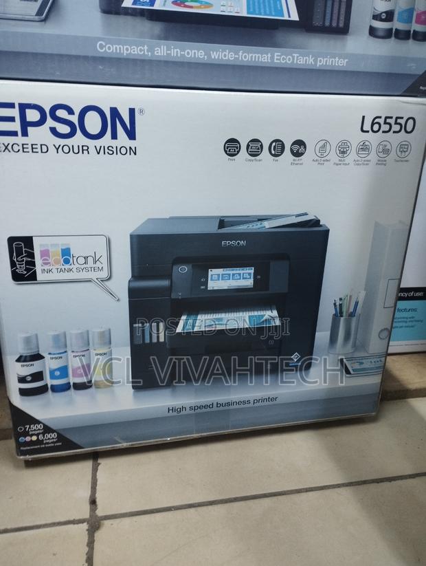 Epson Ecotank L6550 A4 Multifunction Wi-Fi Ink Tank Printer - main view