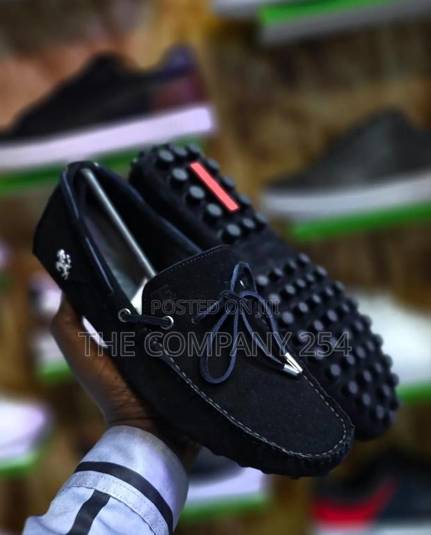 Casual Sued Leather Original Tods Loafer Rubber Casual Shoe