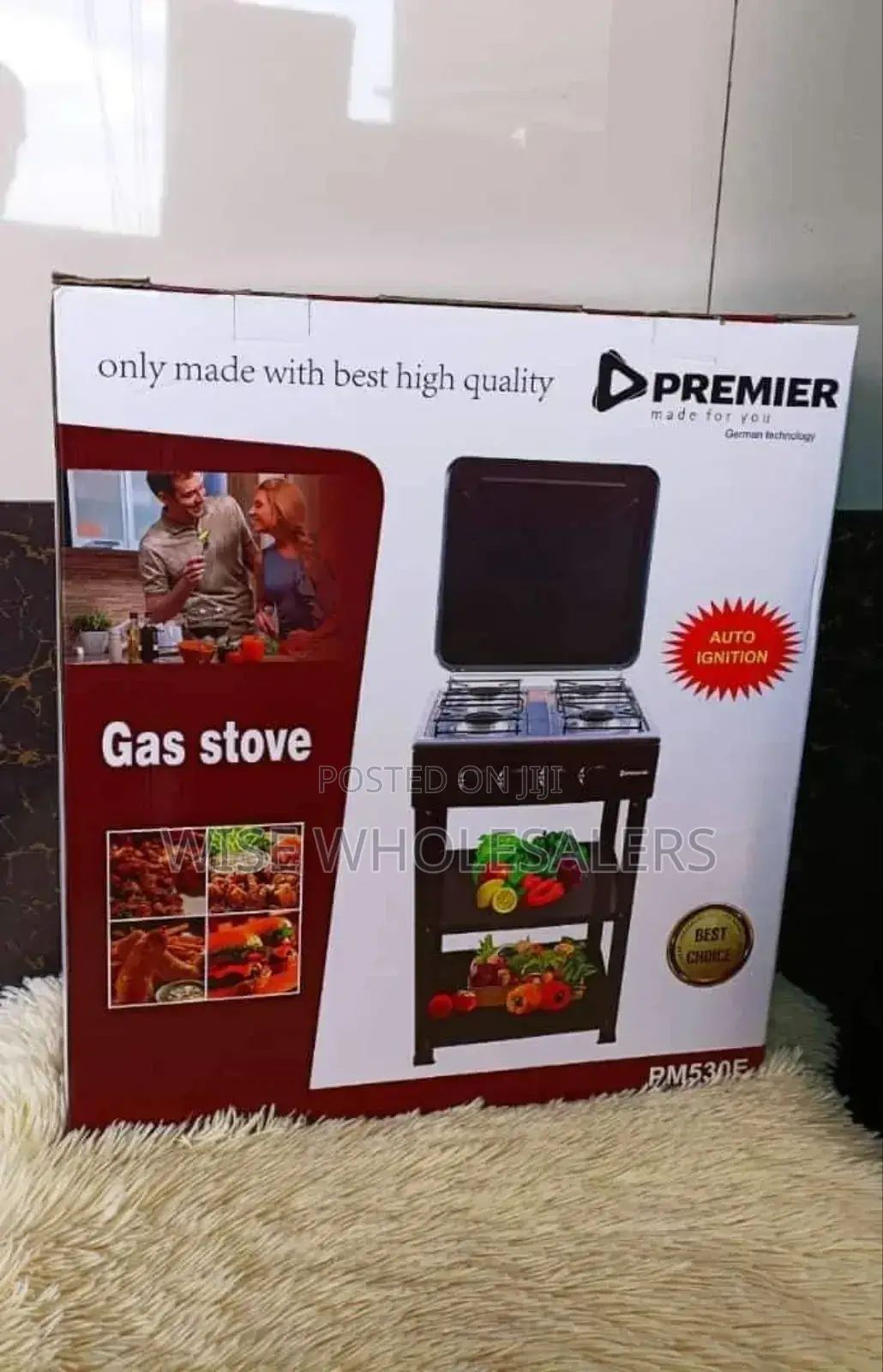 Premier Gas Cookers With Shelves 

4 Gas With Shelves