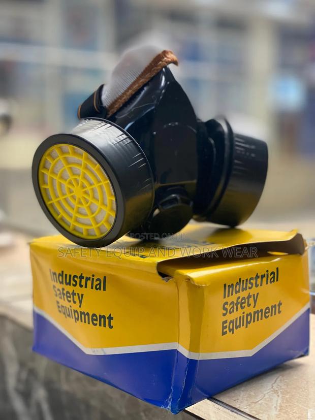 Chemical Respirators With Dual Catridges - main view