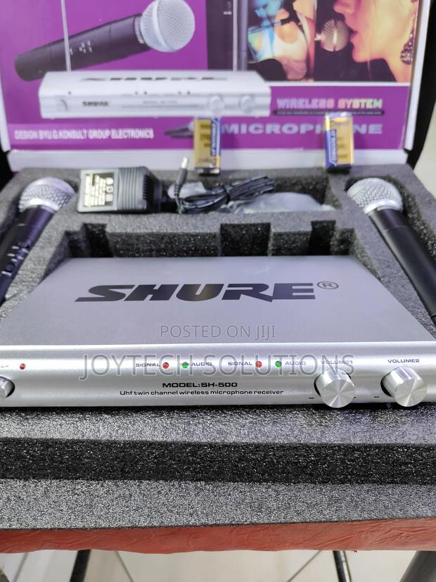 High Quality Shure Wireless Microphone ( Sh- 500 ). - thumbnail 2