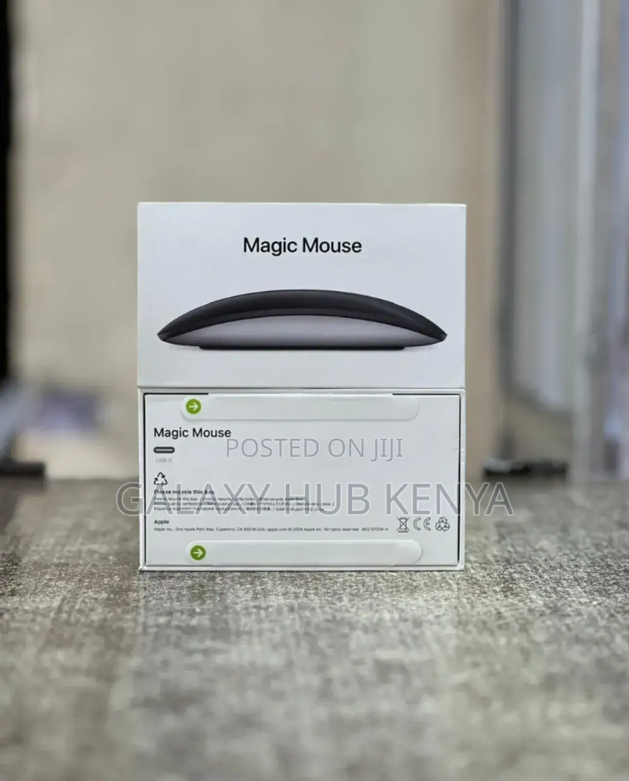 Apple Magic Mouse: Wireless, Bluetooth, Rechargeable.