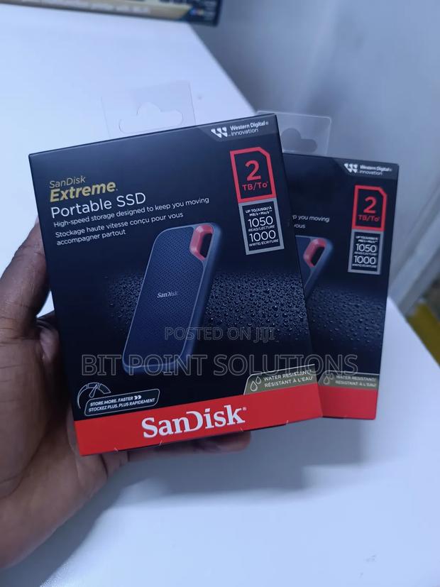 Sandisk 2tb E61 Extreme Portable External Ssd// 2tb E61 - main view