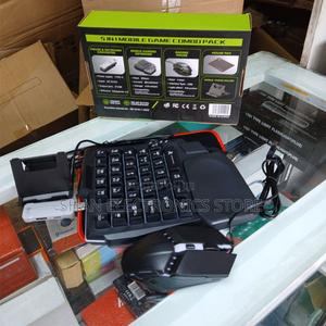5 in 1 Mobile Game Combo Pack With RGB Mini Gaming Keyboard - thumbnail 2