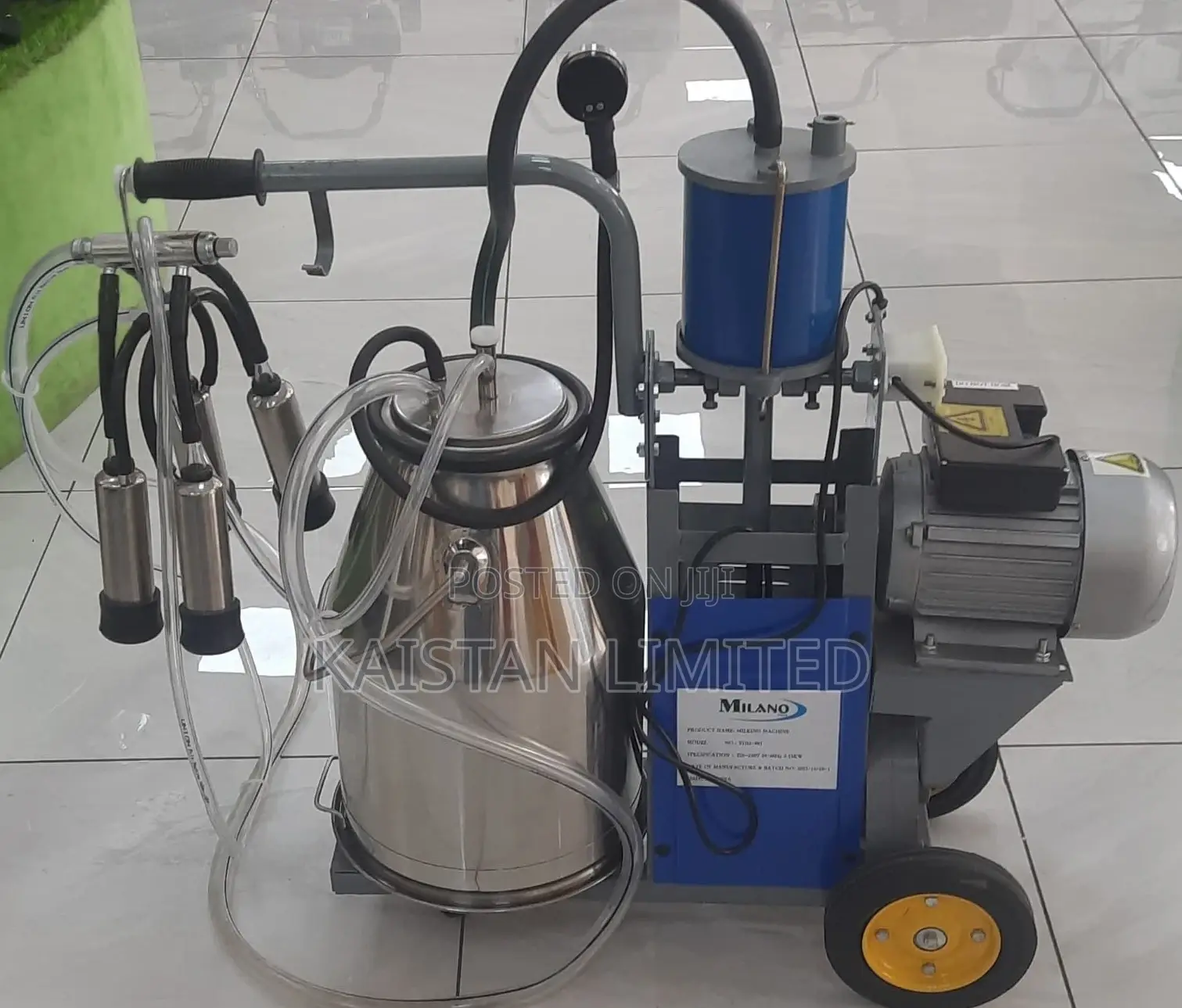 Electric Milano One Bucket Milking Machine