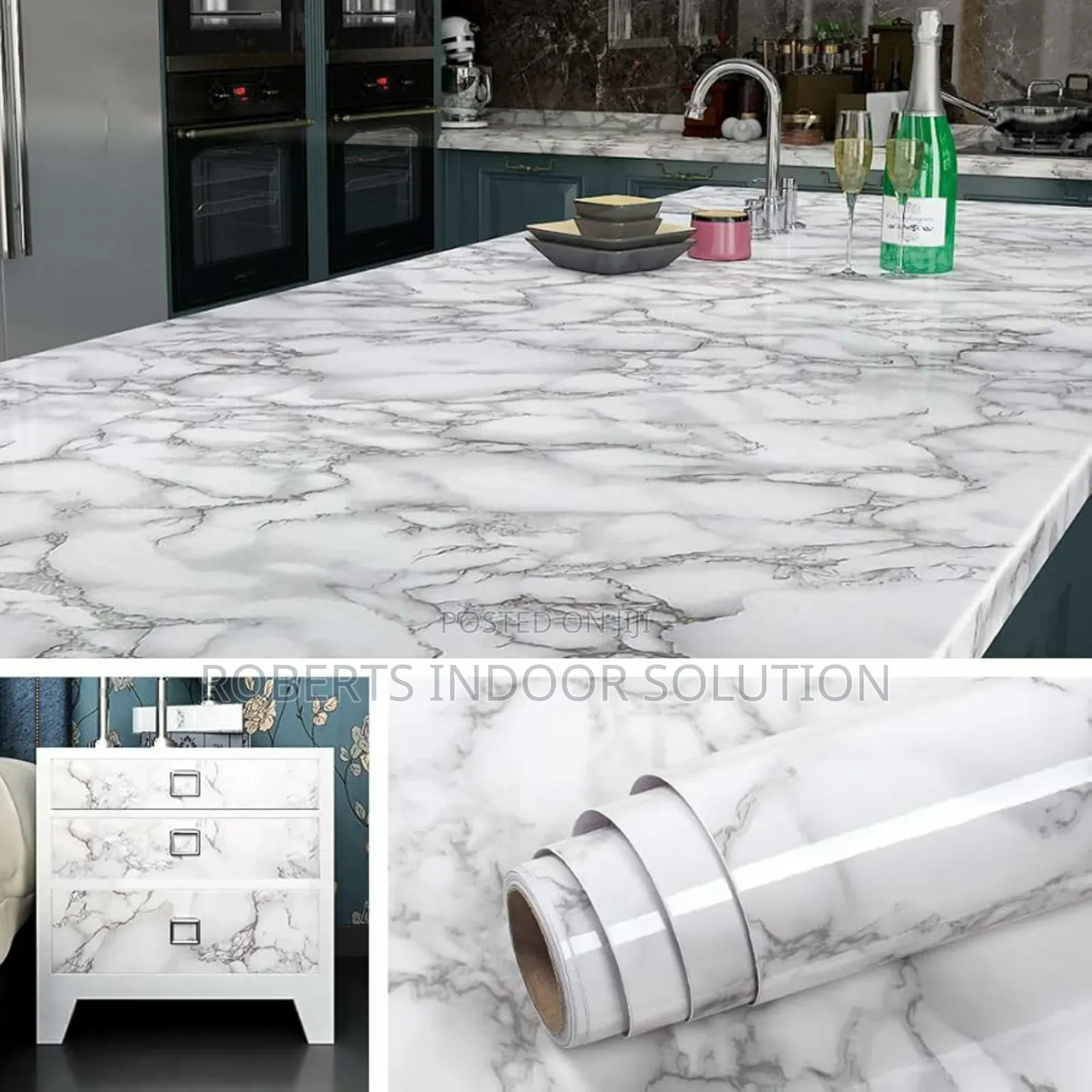 Refresh Your Kitchen Countertops and With Contact Paper