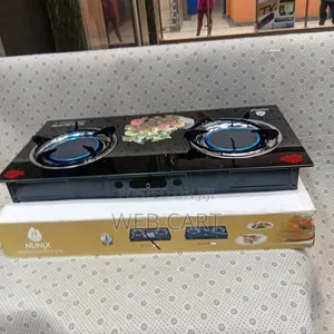2 Burner Infrared Gas Stove With Toughened Glass Top