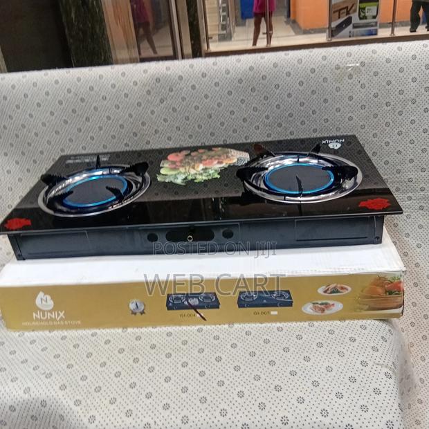 2 Burner Infrared Gas Stove With Toughened Glass Top