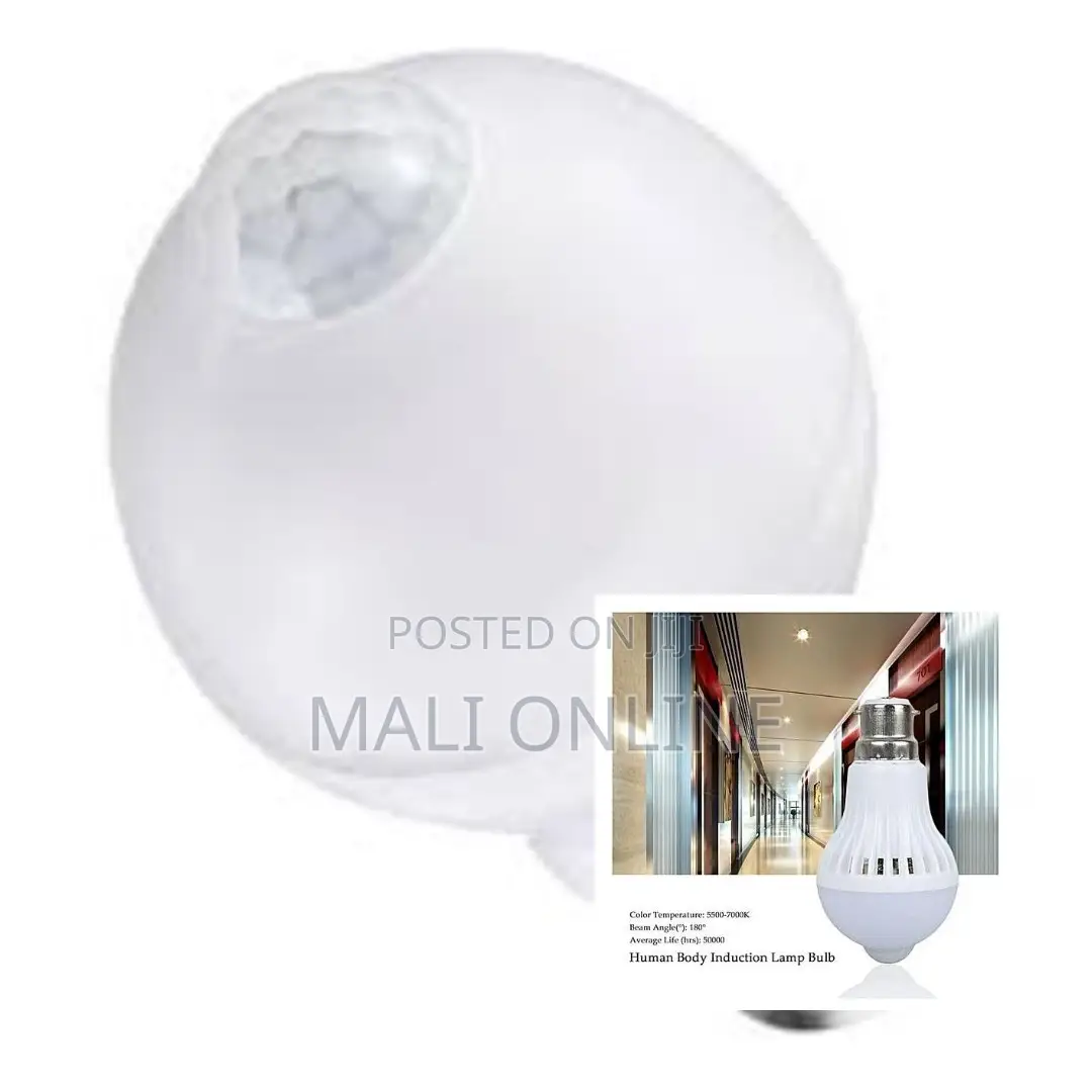 Motion Sensor Led Bulb Pir Body Induction Led Lights 9w