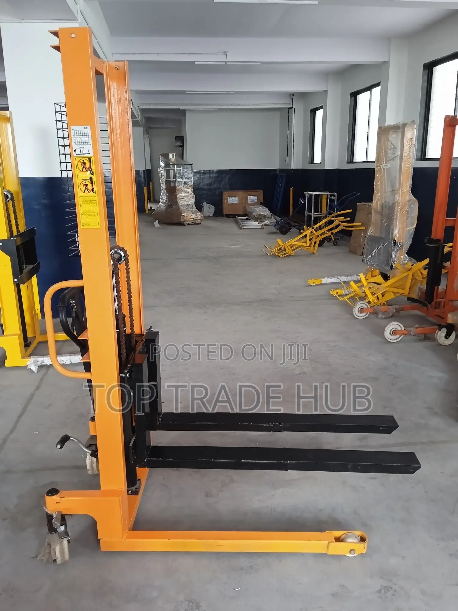 Hisaki Heavy Duty Manual Hydraulic Stacker 1500kg 3m Lift