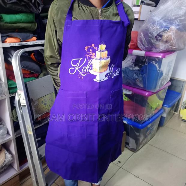 Customized Purple Apron - main view