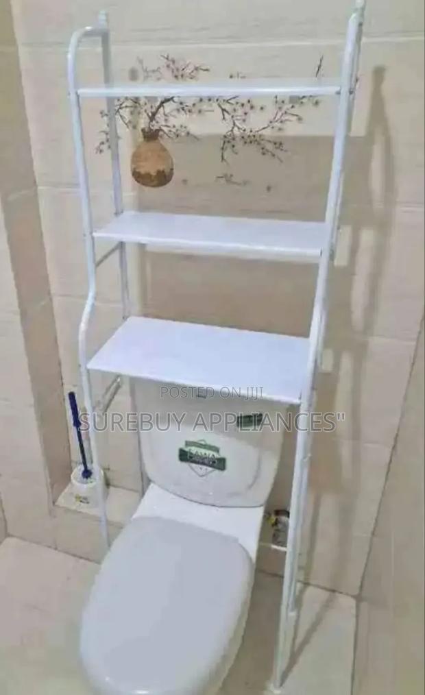 Toilet Decals Toilet Rack Organizer - Black- Recommeded