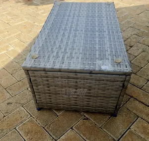 Uk- Grey Rattan Square Garden Patio Outdoor Coffee Table