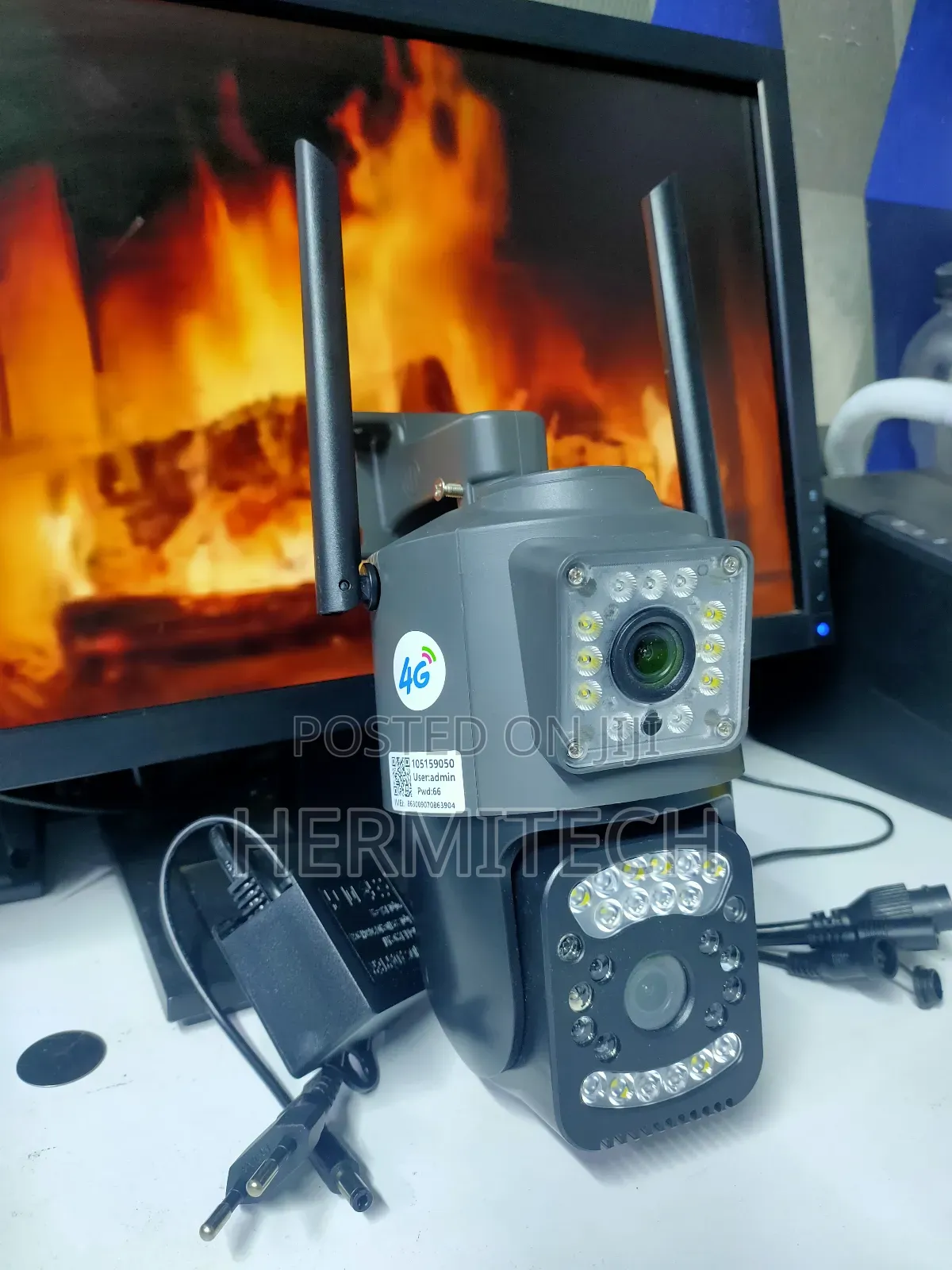 Dual Lense Electric Powered PTZ Camera